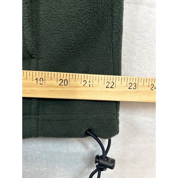 Izod Fleece Jacket‎ Mens Medium Green Full-Zip Adjustable Hem - Picture 6 of 7